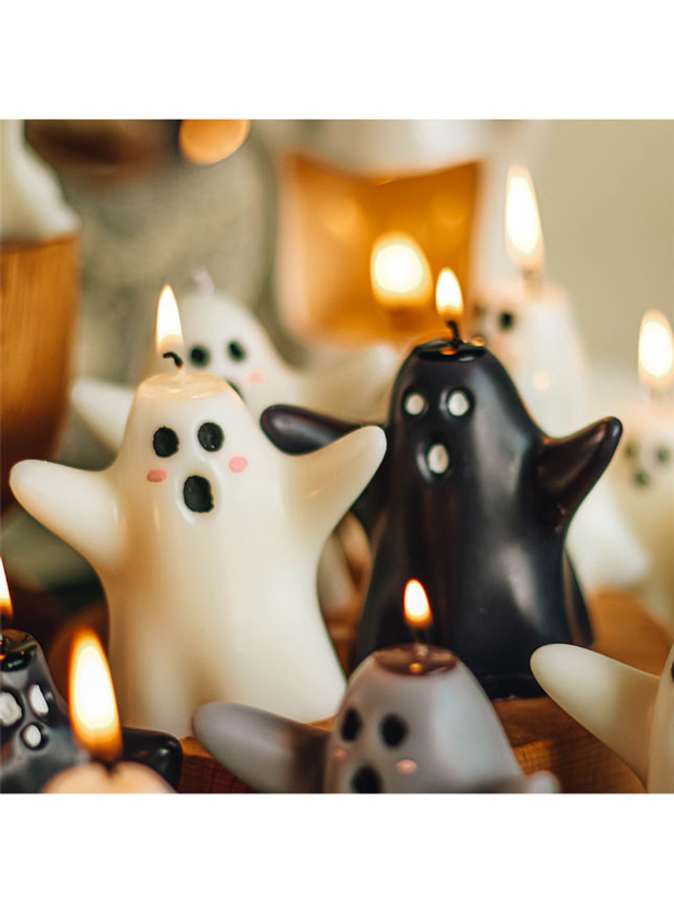 "Boo"Halloween  Ghost  spooky  Candles Decor
