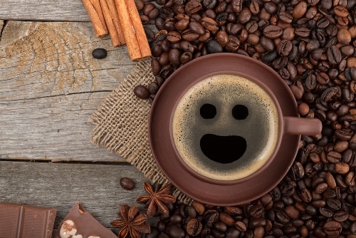  laught smiling coffee-By RYAN DENNIS