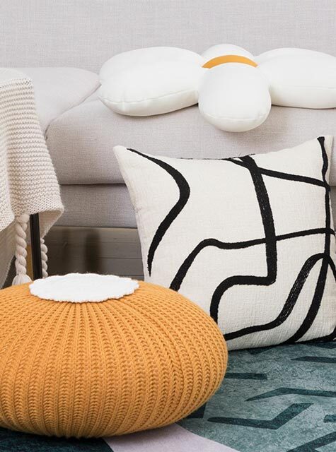 texture cushion artistic home decor
