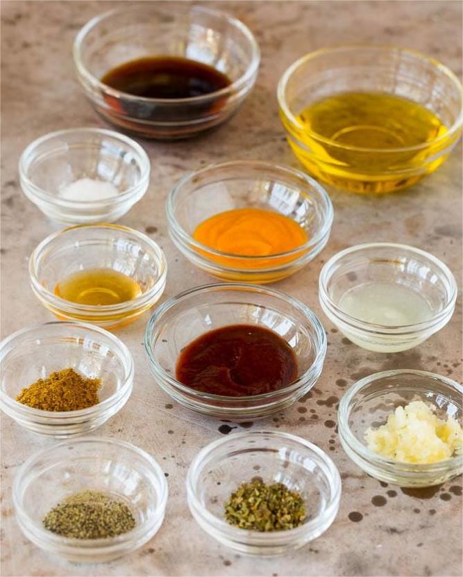 different BBQ marinades