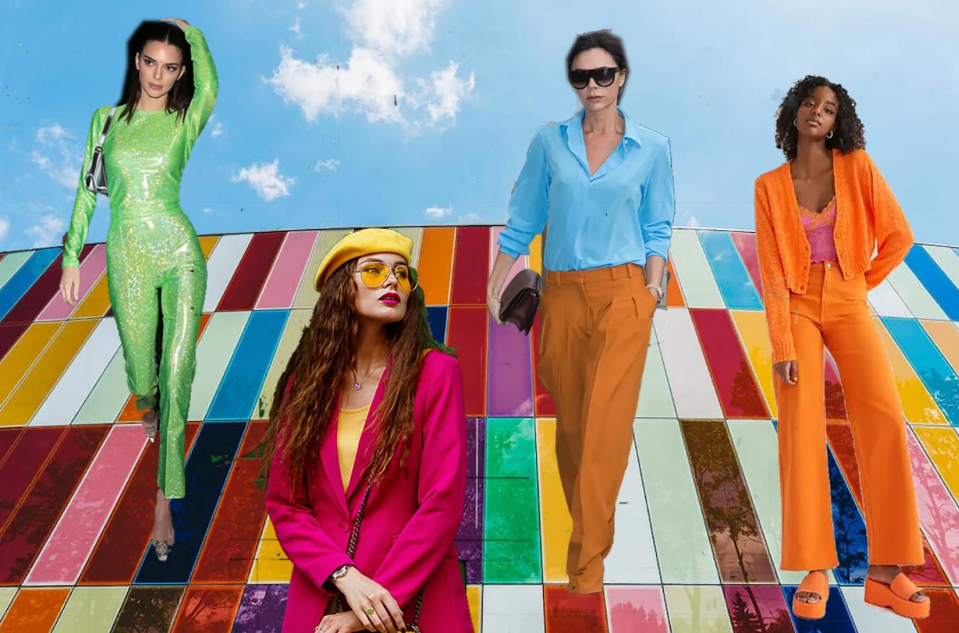 fashion trend -dopamine coloured dressing