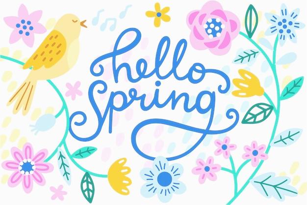 hello spring welcome spring