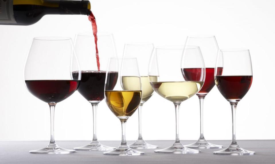Red Wine Drinking Glasses Collection