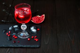 Bloody Pomegranate vodka Cocktail 