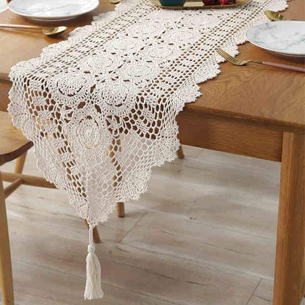 elegant and texture table runner