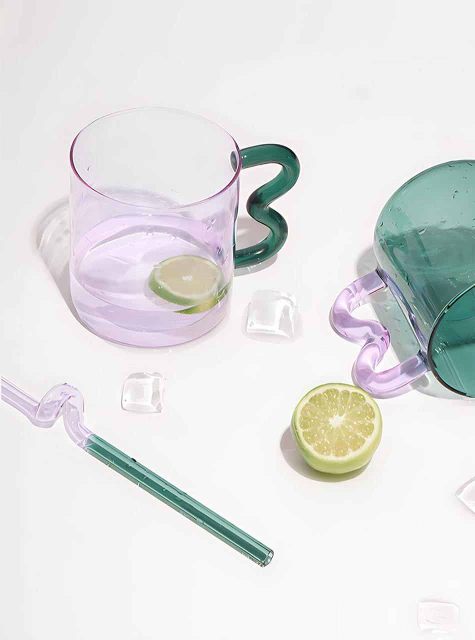 TUTU-Bonbon-coloured glass cup drinkware